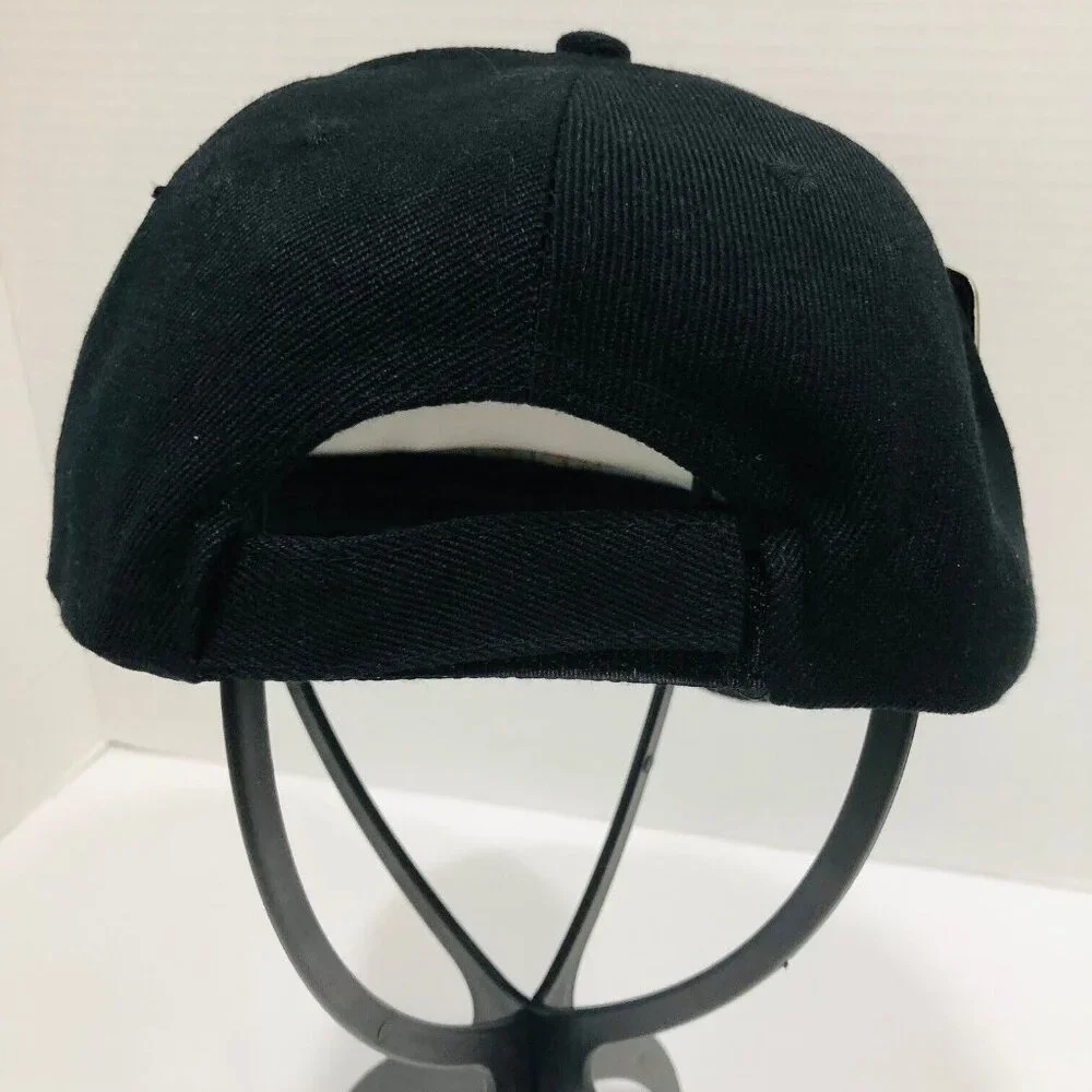 DESERT STORM Veteran Hat NWT Trucker Baseball Cap Black Embroidered New Cotton‎